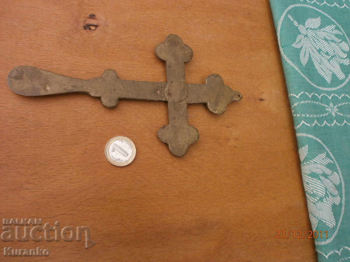 Cruce de bronz autentică 20 / 11 cm - 12 Cruce de bronz autentică 20 / 11 cm - 12