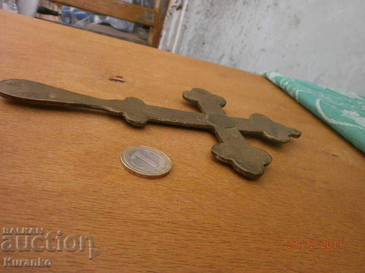 Cruce de bronz autentică 20 / 11 cm - 13 Cruce de bronz autentică 20 / 11 cm - 13