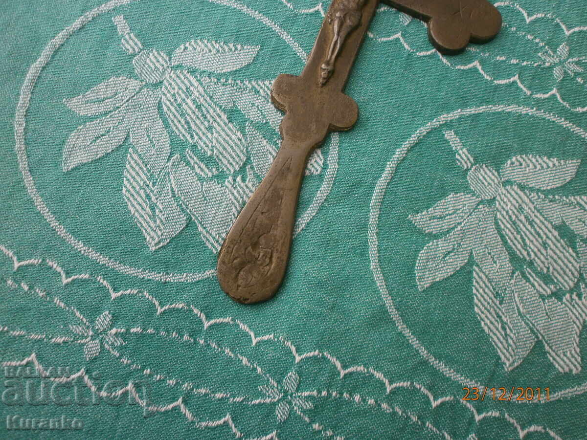 Livrarea Cruce de bronz autentică 20 / 11 cm Livrarea Cruce de bronz autentică 20 / 11 cm