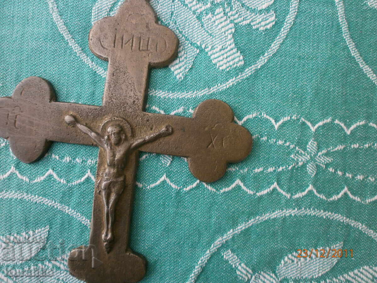 Cruce de bronz autentică 20 / 11 cm - 5 Cruce de bronz autentică 20 / 11 cm - 5