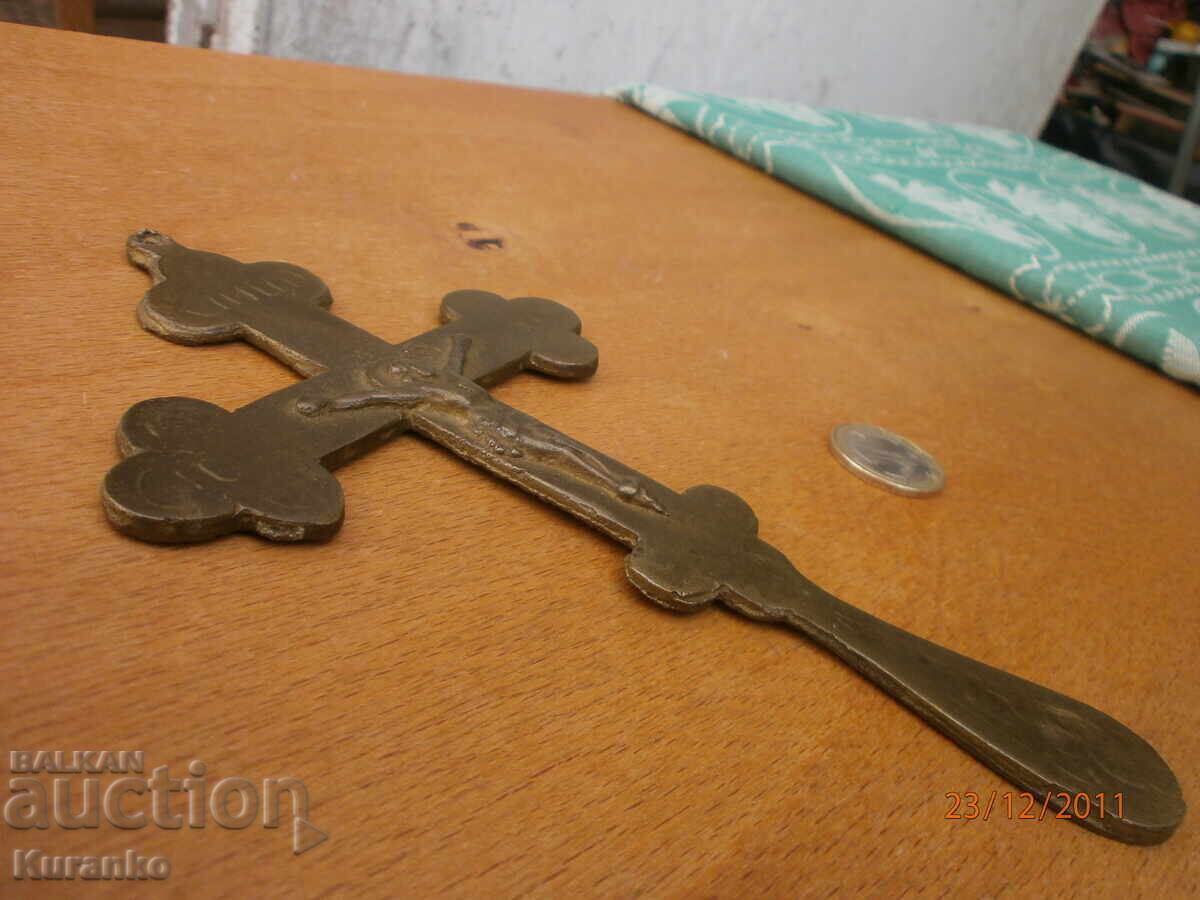 Cruce de bronz autentică 20 / 11 cm - 10 Cruce de bronz autentică 20 / 11 cm - 10