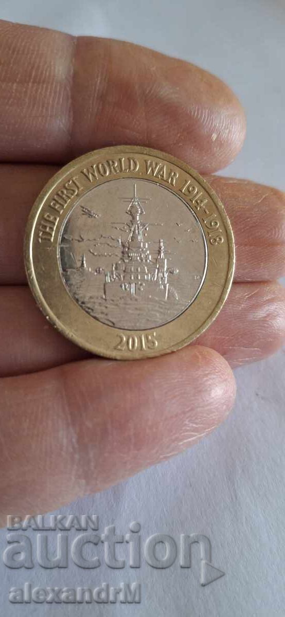 2 паунда, 2015 монета-9