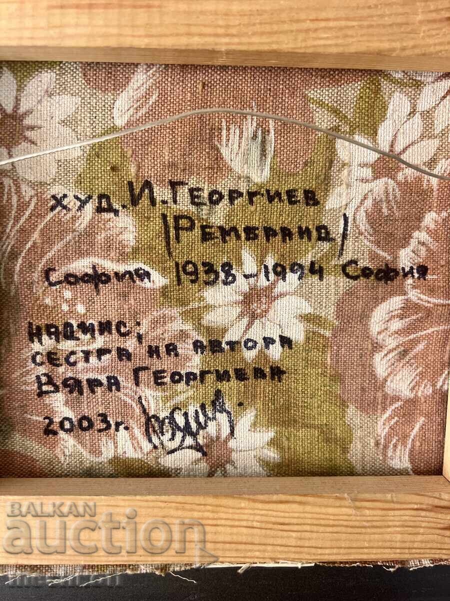 Livrarea Ivan Georgiev - Pictură în ulei Rembrandt, 22 × 20 cm