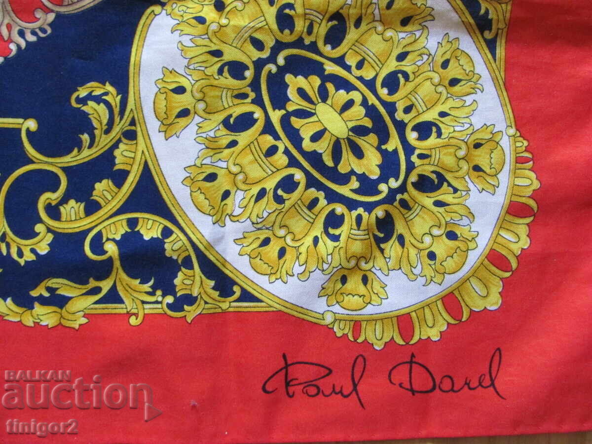 70's Original Women's Scarf Paul Darel, 76x76cm with price 25.00 BGN | € 12.78