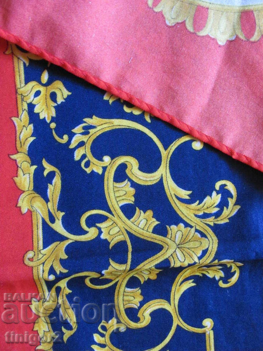 70's Original Women's Scarf Paul Darel, 76x76cm - 5