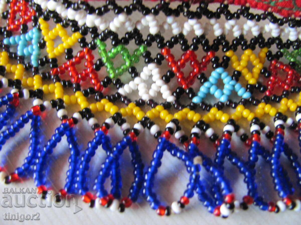 Auction Women's jewelry for traditional costume - glass beads Auction Women's jewelry for traditional costume - glass beads