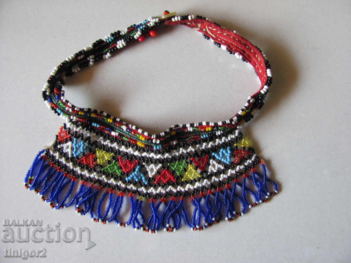Women's jewelry for traditional costume - glass beads