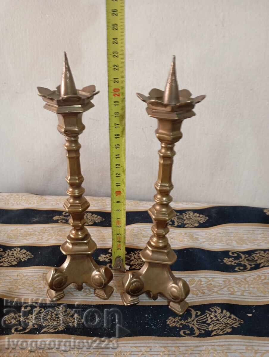 Σετ μπαρόκ κηροπήγια με τιμή 100.00 BGN | € 51.13