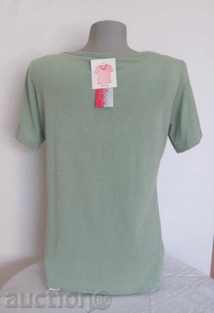 New blouse in green color with price 7.00 BGN | € 3.58