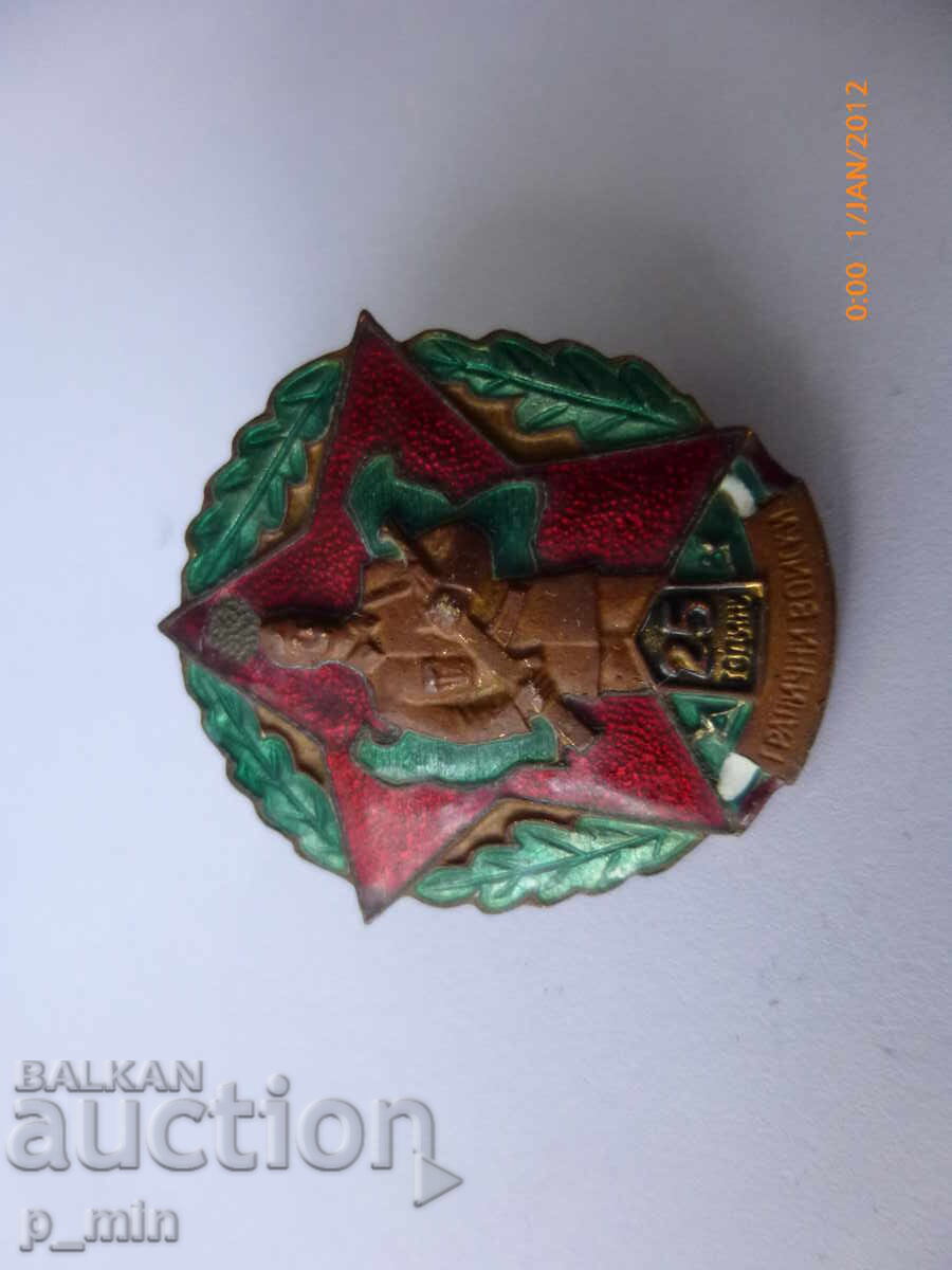 Livrarea Emblem piept 25 ani Trupe de Graniță