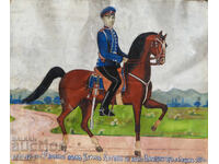 Стара картина гваш конник 1934г.