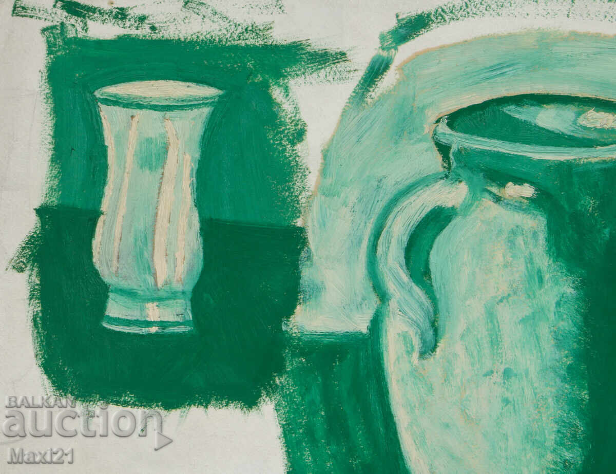 Livrarea Tablou ulei natură statică vaze