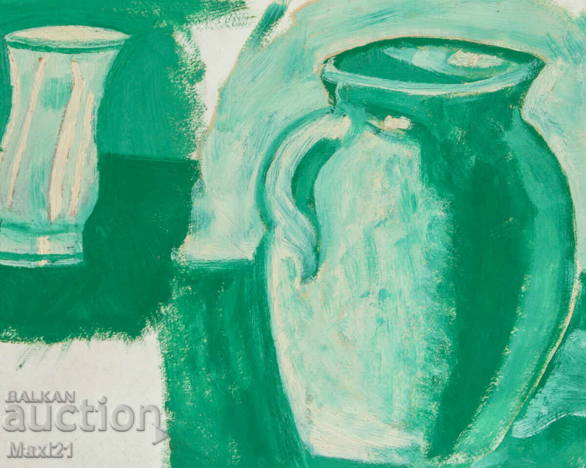 Tablou ulei natură statică vaze - 5