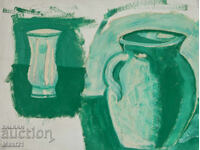 Картина маслени бои натюрморт вази