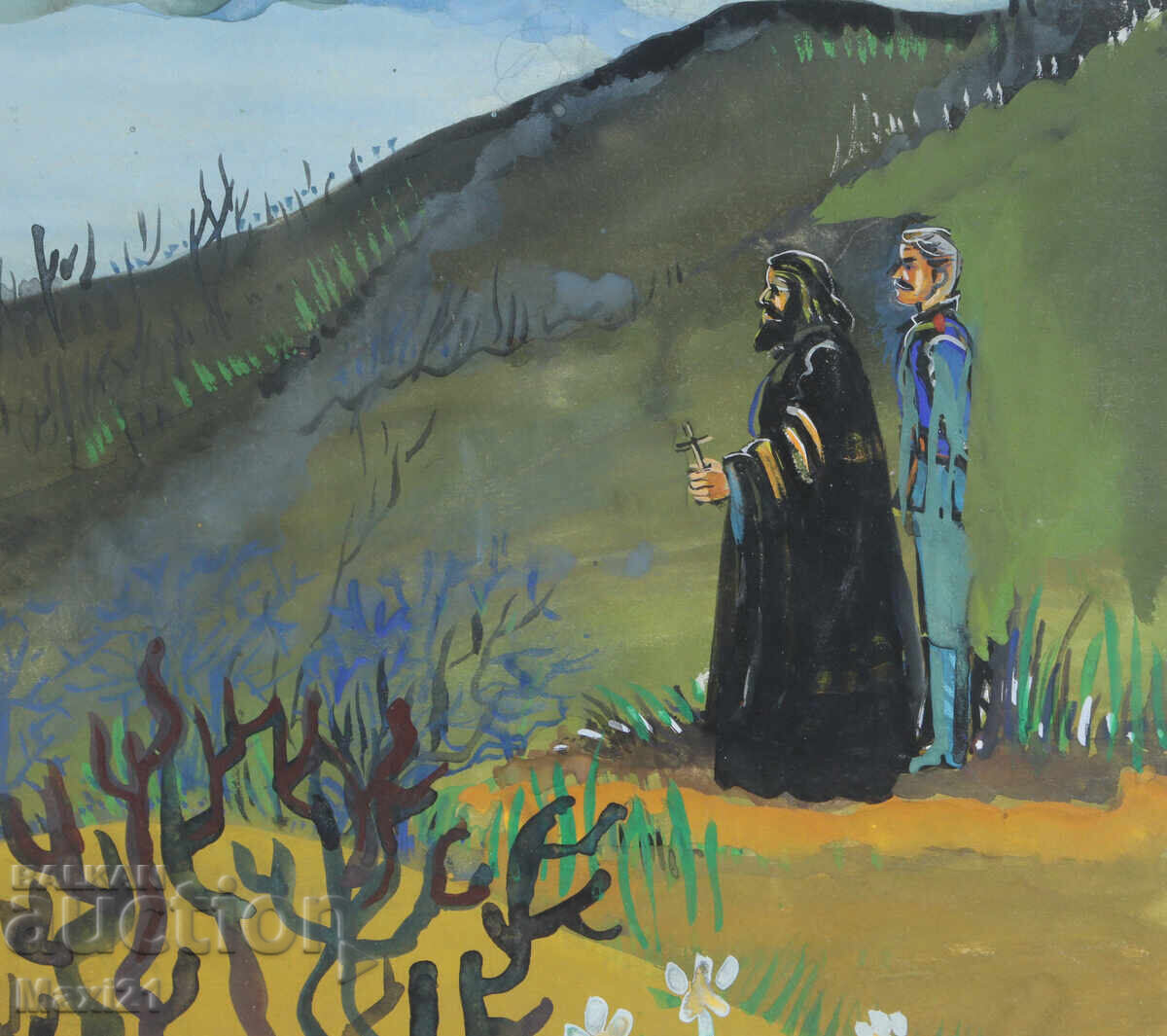 Gouache Figurative Painting - 5