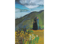 Gouache Figurative Painting