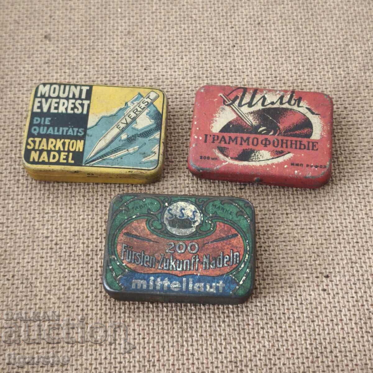 Κουτιά βελονών για γραμμόφωνο