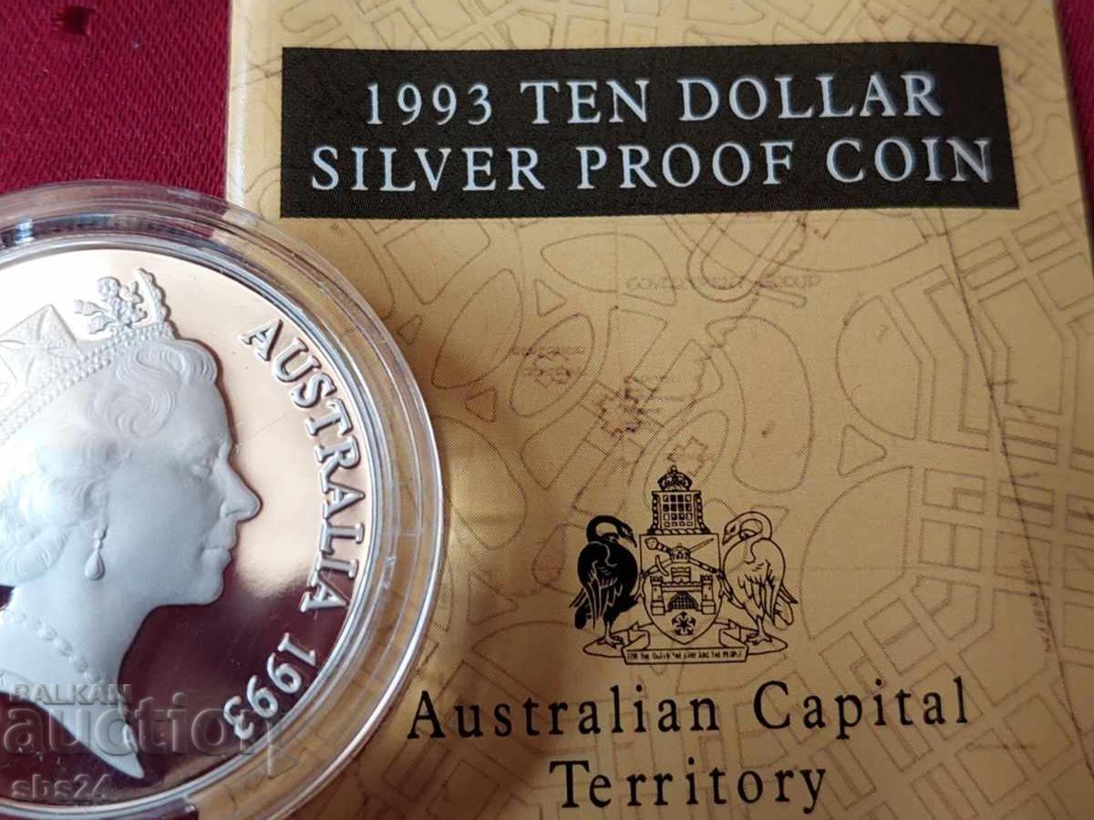 Licitație 10 dolari - Elisabeta II - Teritoriul Capitalei Australiene