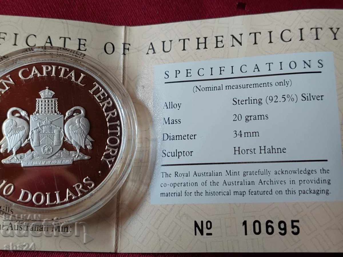 Livrarea 10 dolari - Elisabeta II - Teritoriul Capitalei Australiene