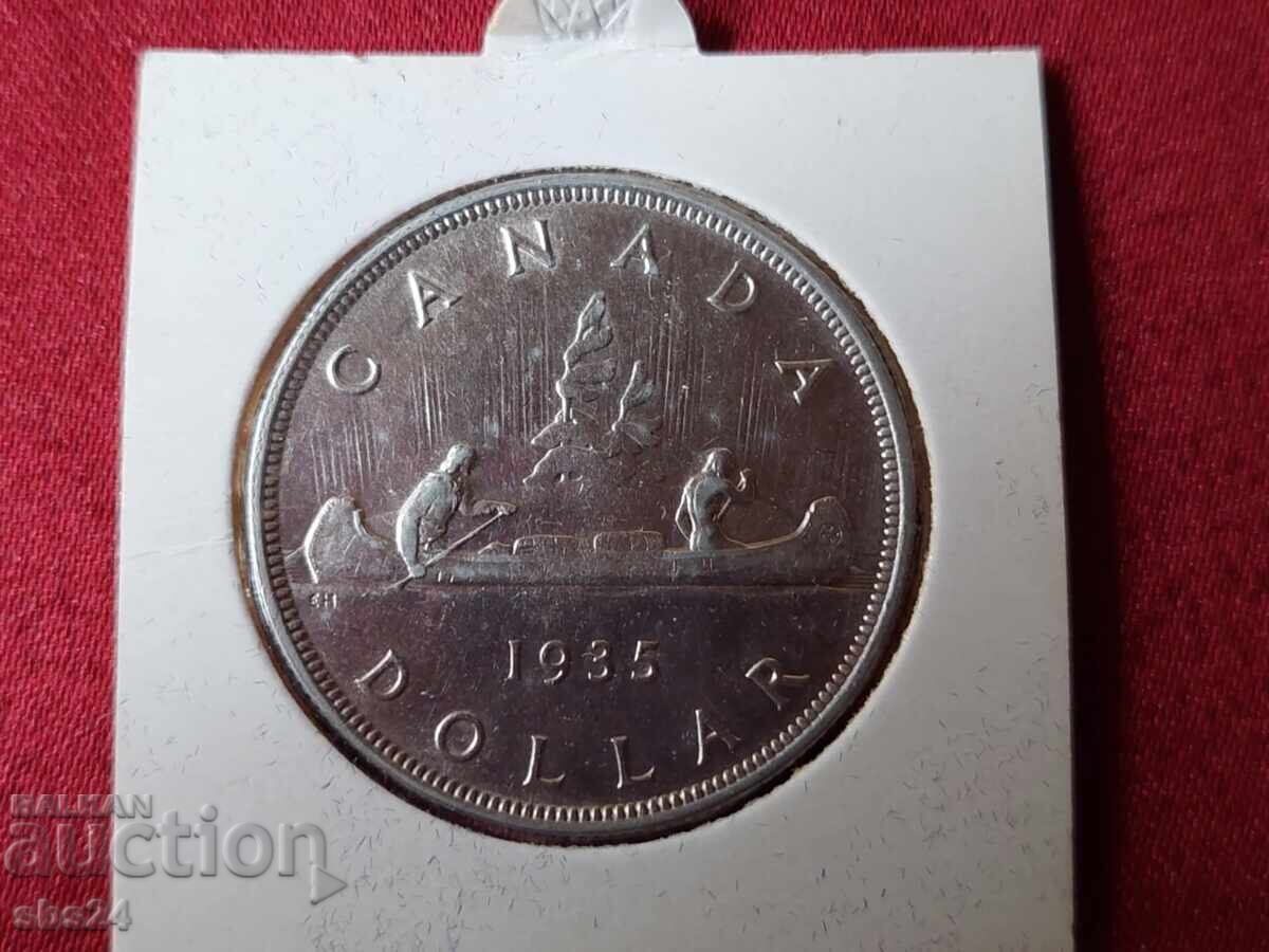 Canada 1 Dollar, 1935, 25 Years of Reign of King George V