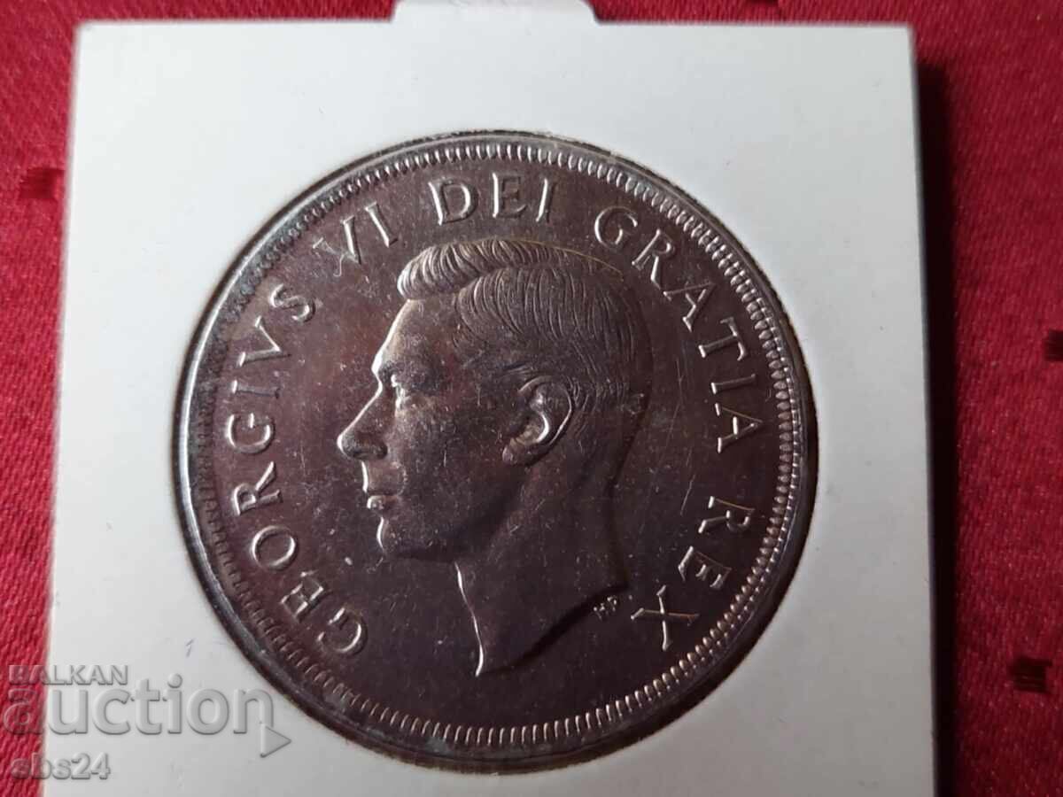 Dolar canadian din 1949 cu preț 100.00 BGN | € 51.13