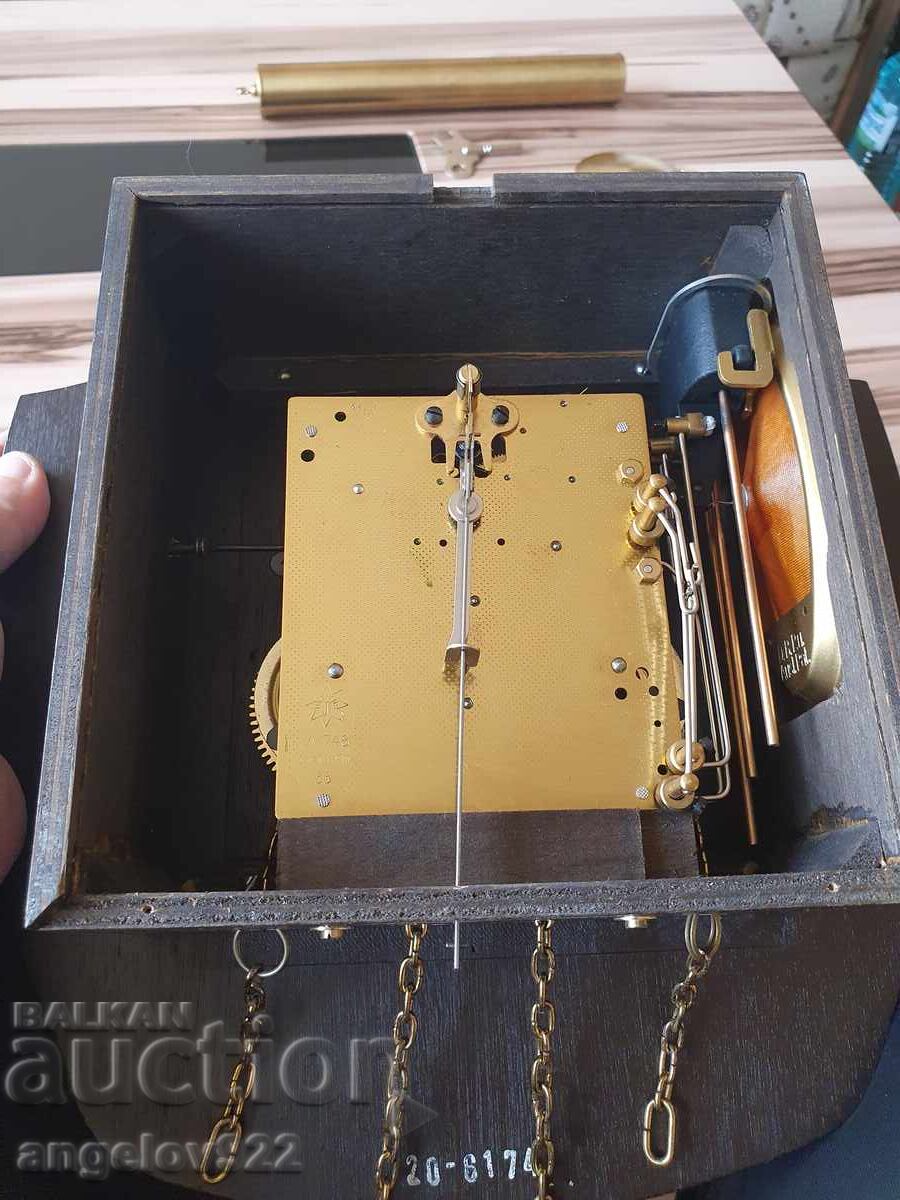 Παράδοση JUNGHANS Γερμανικό ρολόι τοίχου ΕΡΓΑΣΙΜΟ