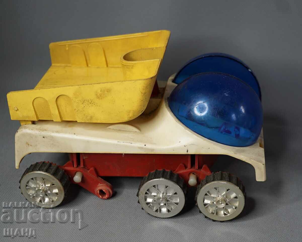 Auction  Old Russian plastic toy model Lunokhod (moon rover) on batteries