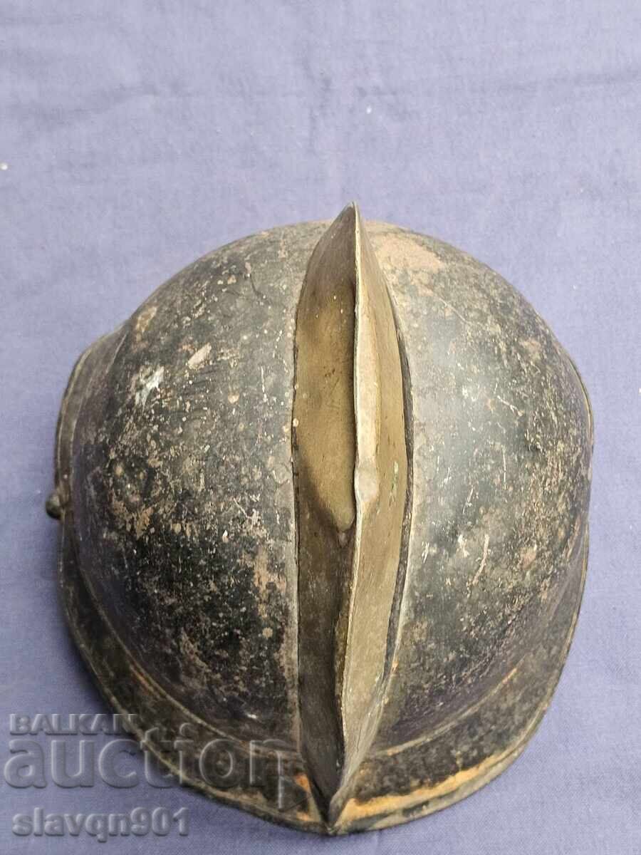 Παλιά πυροσβεστική κράνος από ορείχαλκο - 5 Παλιά πυροσβεστική κράνος από ορείχαλκο - 5