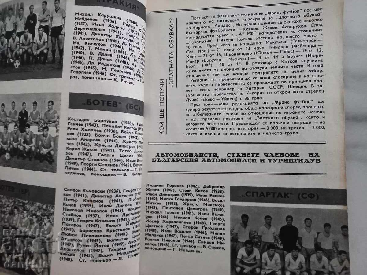 Ποδόσφαιρο 69 με τιμή € 3.00 | 5.87 BGN