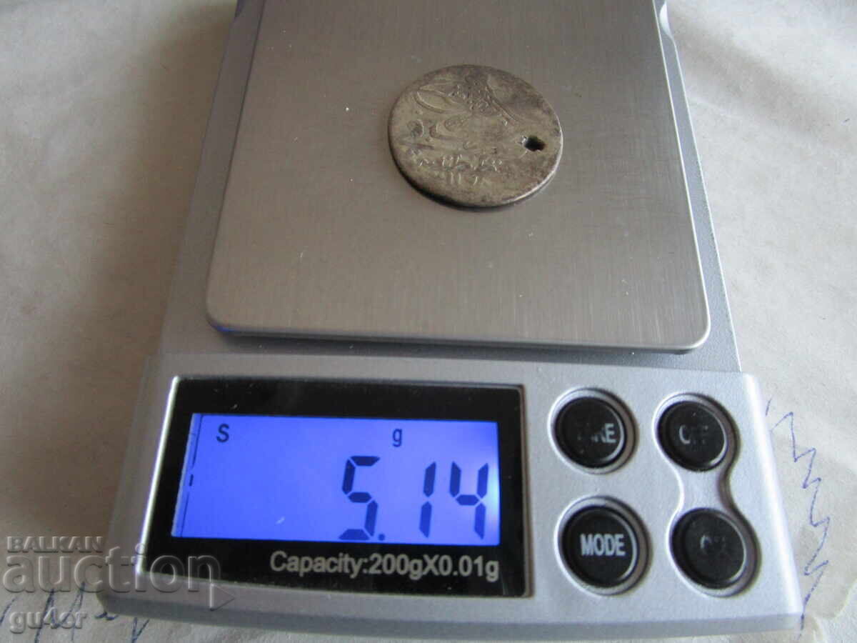 Δημοπρασία RRR❌❌Τουρκία/Οσμάν Γ'/10 ΠΑΡΑ/1168/ασήμι 5.14 γρ/σπάνιο❌❌RRR