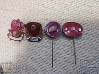 LOT INSIGNE-EMAILBRONZ