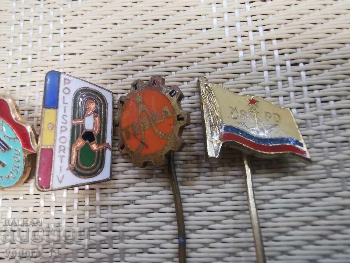 Auction  LOT BADGES-EMAILBRONZE