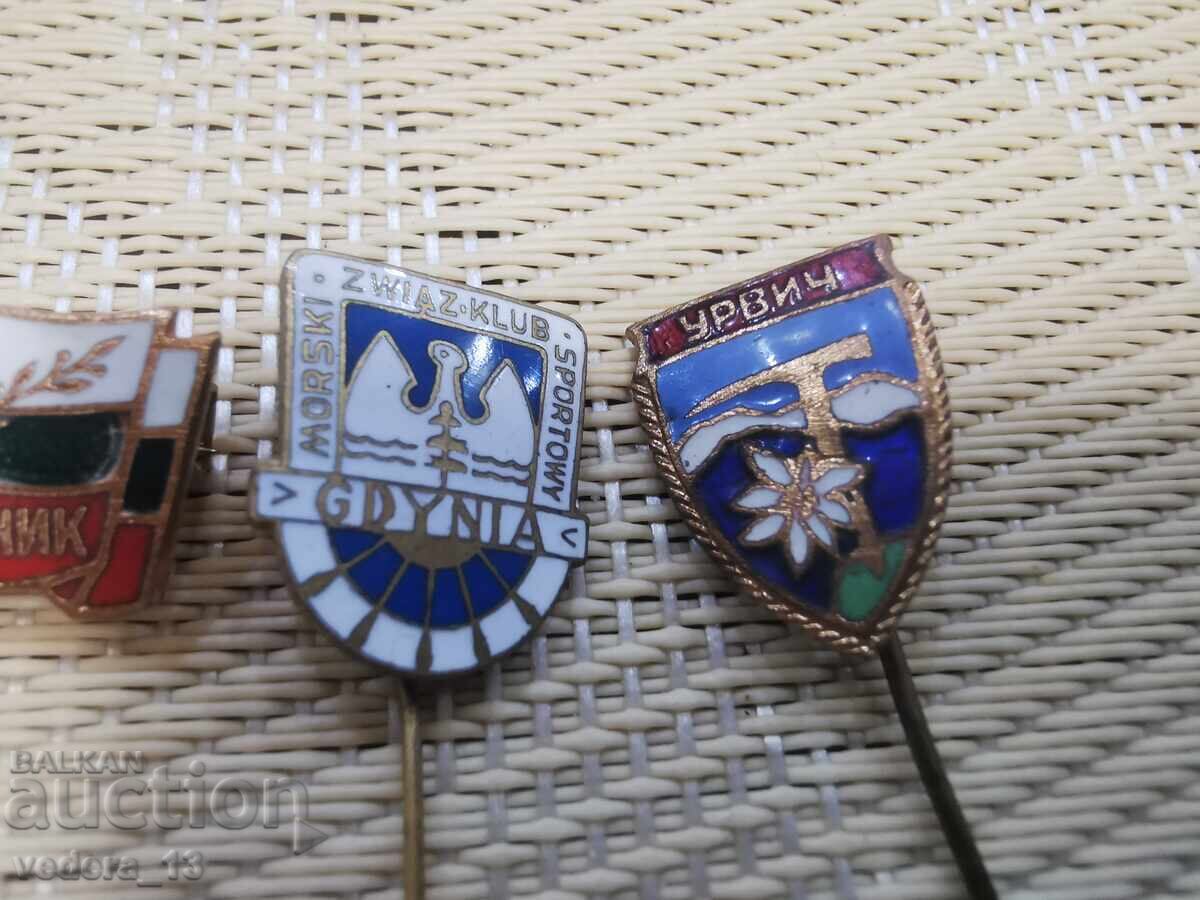 Auction  LOT BADGES-EMAILBRONZE