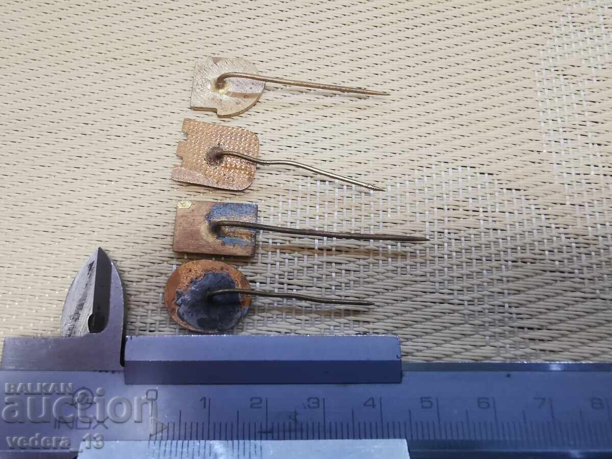 Auction  LOT BADGES-EMAILBRONZE