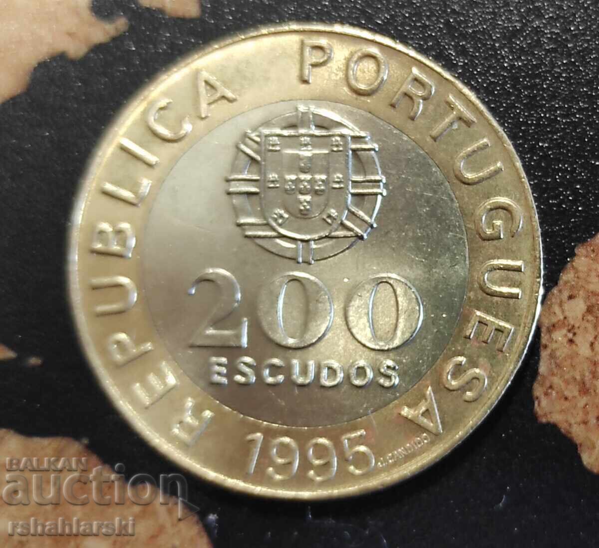 Coin Portugal (Jubilee) 200 Escudos, 1995 Coin Portugal (Jubilee) 200 Escudos, 1995