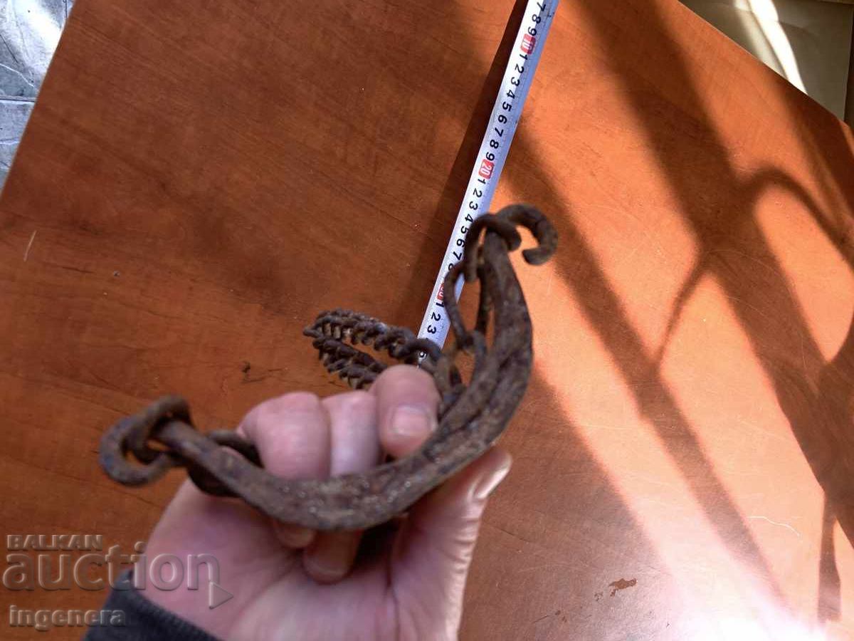 Hanger for cauldron, wrought iron holder - 6 Hanger for cauldron, wrought iron holder - 6