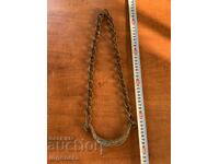 Hanger for cauldron, wrought iron holder