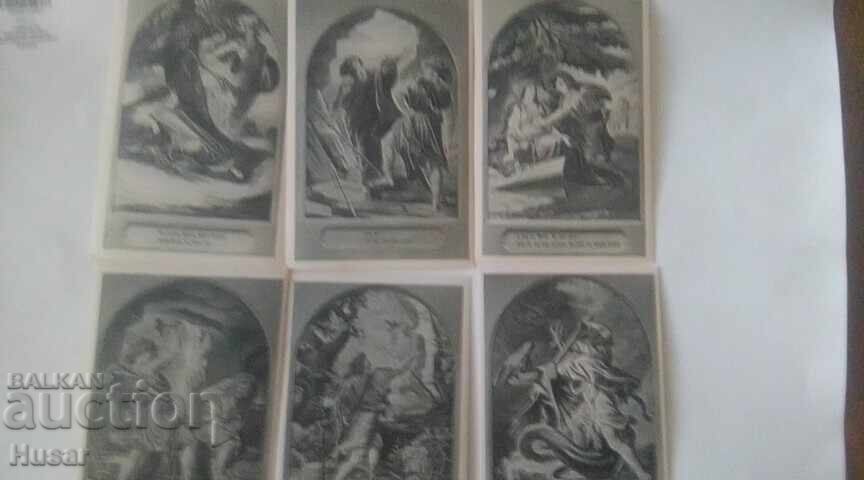 Wagner, inelul Nibelungilor, 6 buc. cărți poștale, Hitler cu preț 29.99 BGN | € 15.33