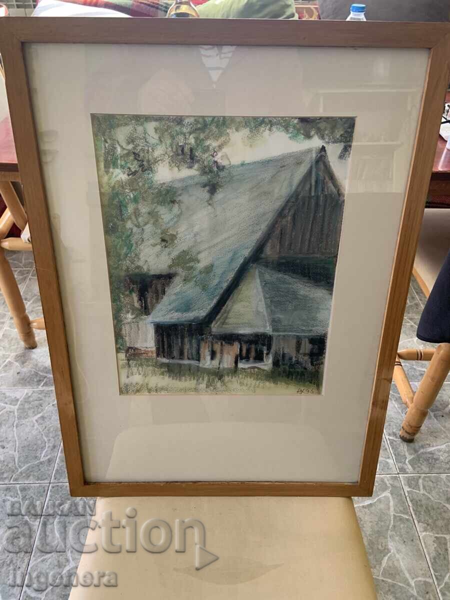 ΚΑΡΤΙΝΑ ΑΥΤΟΓΡΑΦΗ ΚΑΡΤΟΝΙ ΥΠΟΓΕΓΡΑΜΜΕΝΟ ΠΛΑΙΣΙΟ ΓΥΑΛΙ