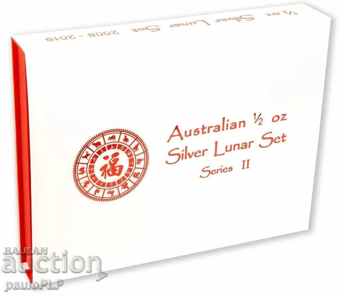 Auction AUSTRALIAN LUNAR 1/2 oz BOX II SERIES 2008-2019 Auction AUSTRALIAN LUNAR 1/2 oz BOX II SERIES 2008-2019