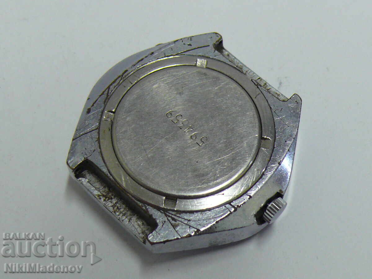 Soviet POLJOT STADIUM Mechanical Hand-Wound Watch, Day/Date - 5