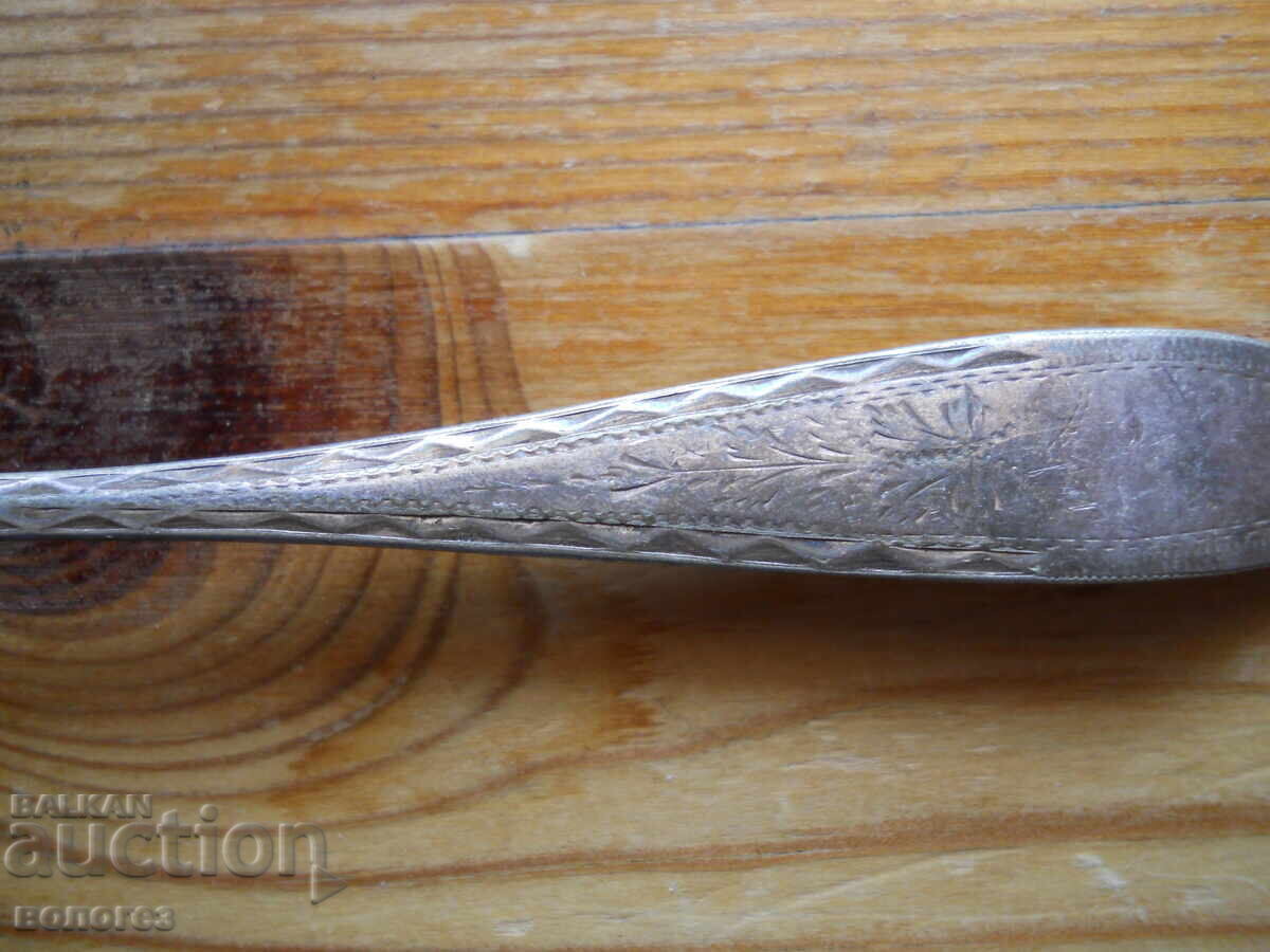 Linguriță veche argintată pentru cafea - Danemarca cu preț 35.00 BGN | € 17.90