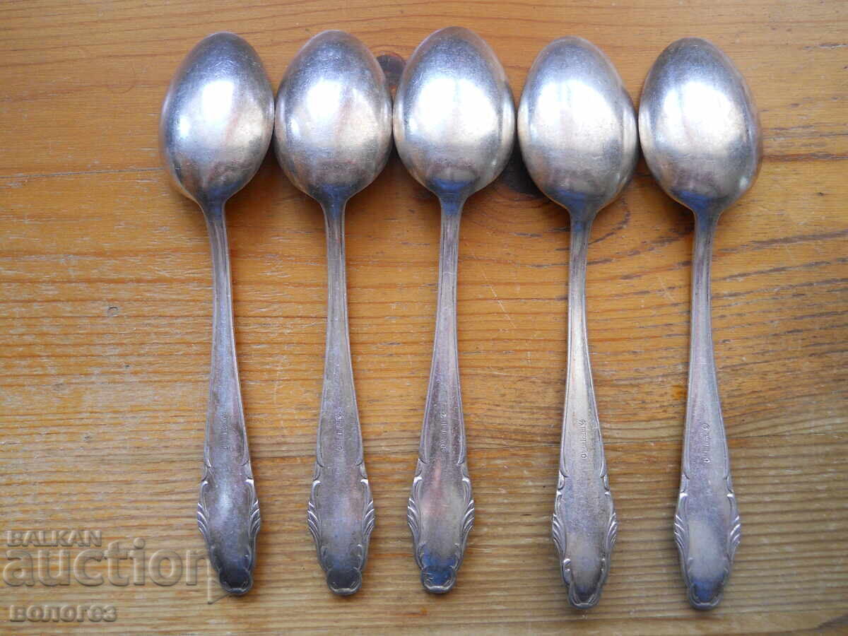 Silver-plated "BMF" tea spoons Austria with price 20.00 BGN | € 10.23