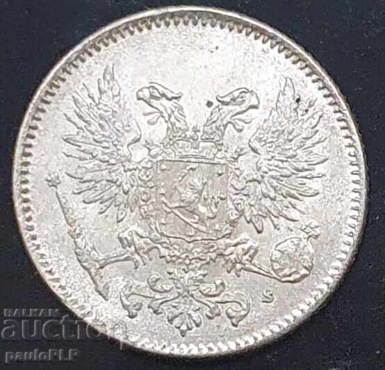 50 Pennia - 1917 - Finland - "Eagle without Crown" with price 58.00 BGN | € 29.65 50 Pennia - 1917 - Finland - "Eagle without Crown" with price 58.00 BGN | € 29.65