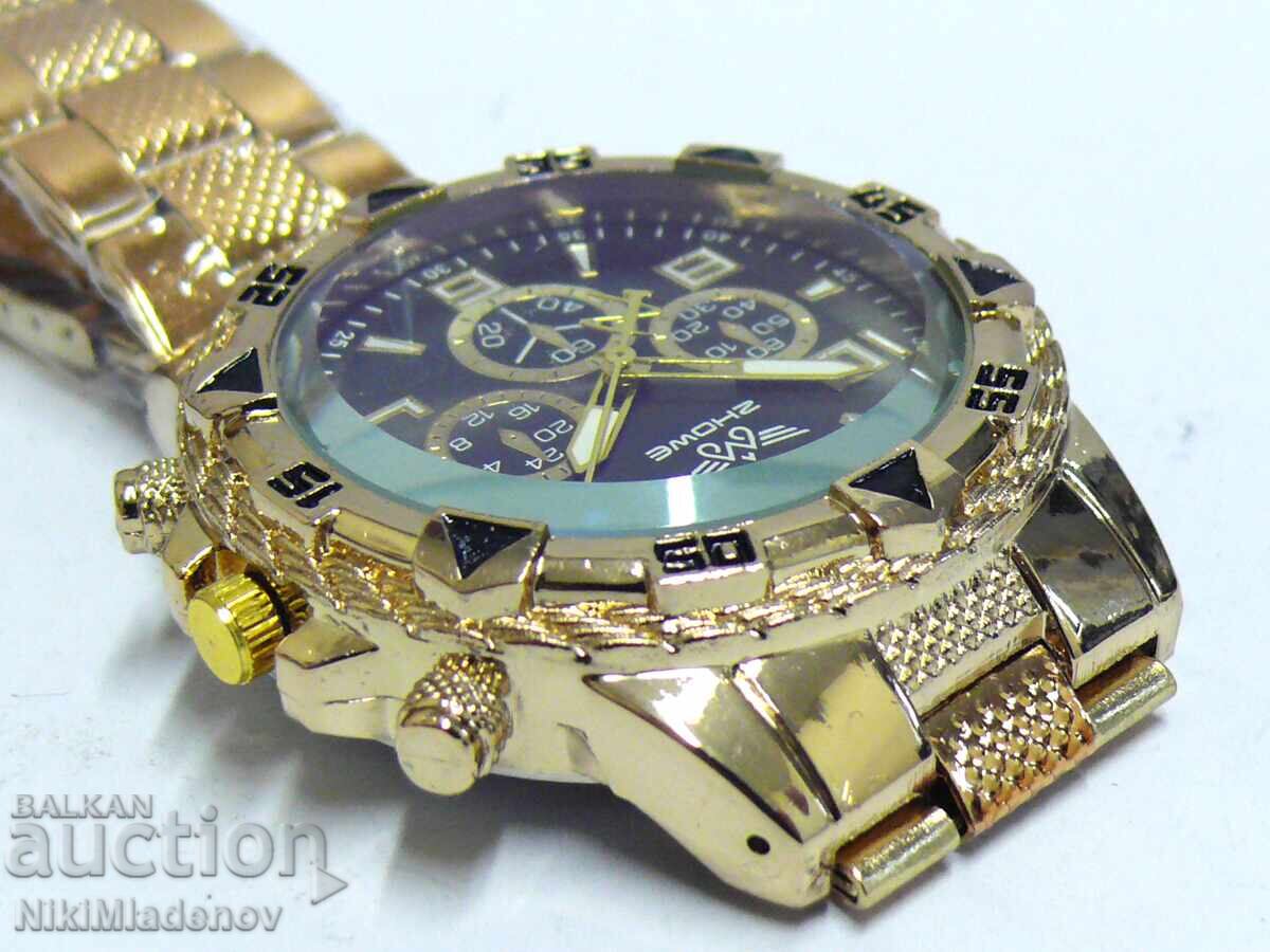 From 1st. Men's large wristwatch, Working BZC! - 7 From 1st. Men's large wristwatch, Working BZC! - 7