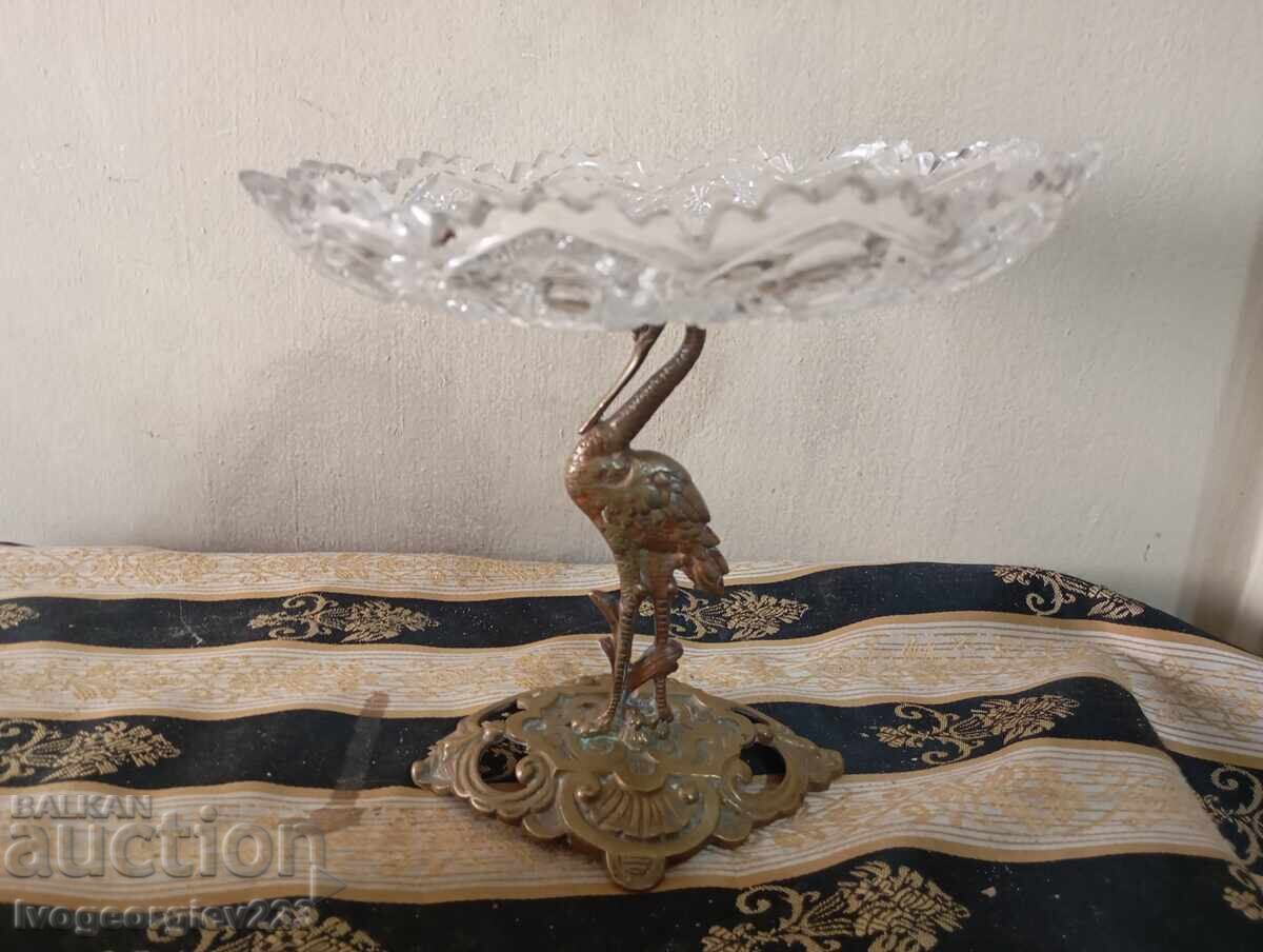 Vintage cup, fruit bowl with price 89.00 BGN | € 45.50