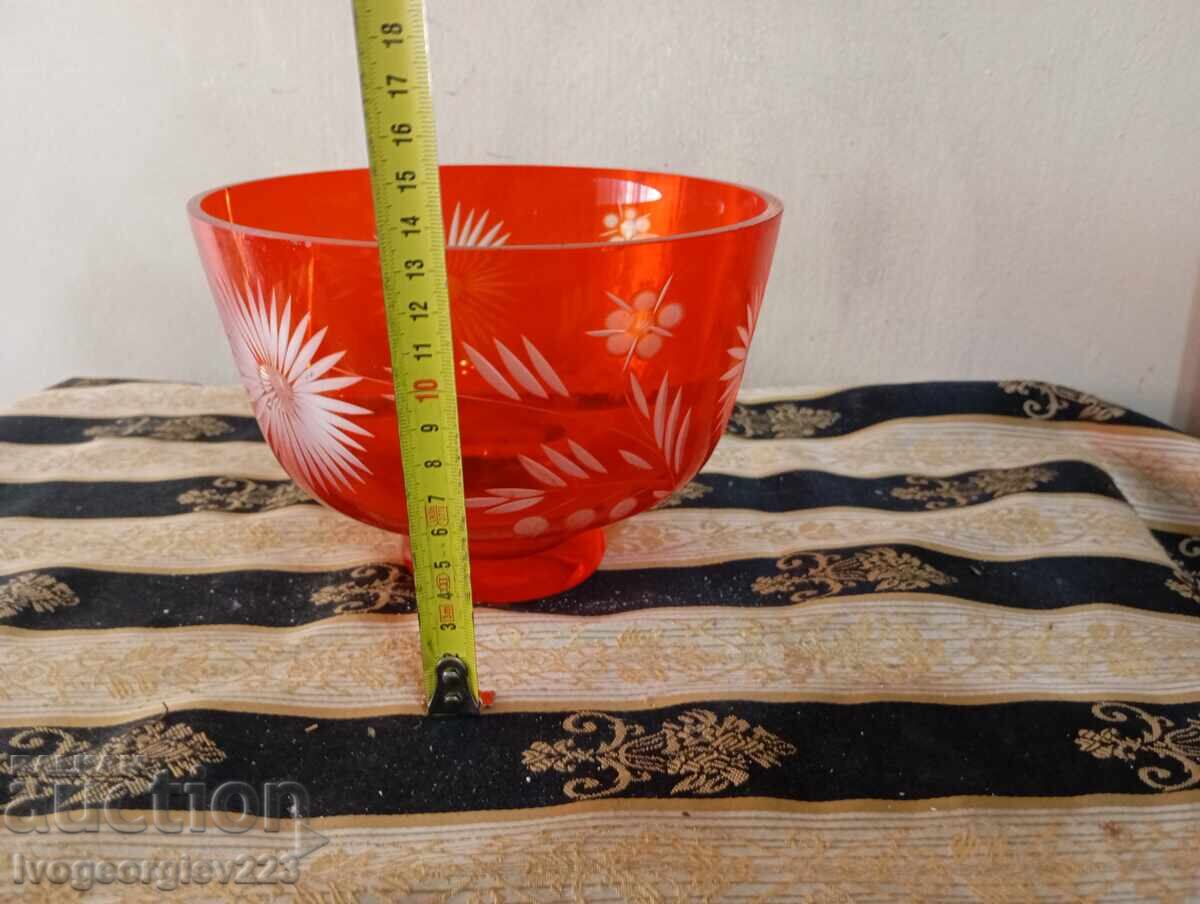 Стъклена купа тип бохемия с цена 26.00 лв. | € 13.29