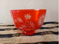 Bol de sticlă tip bohemia