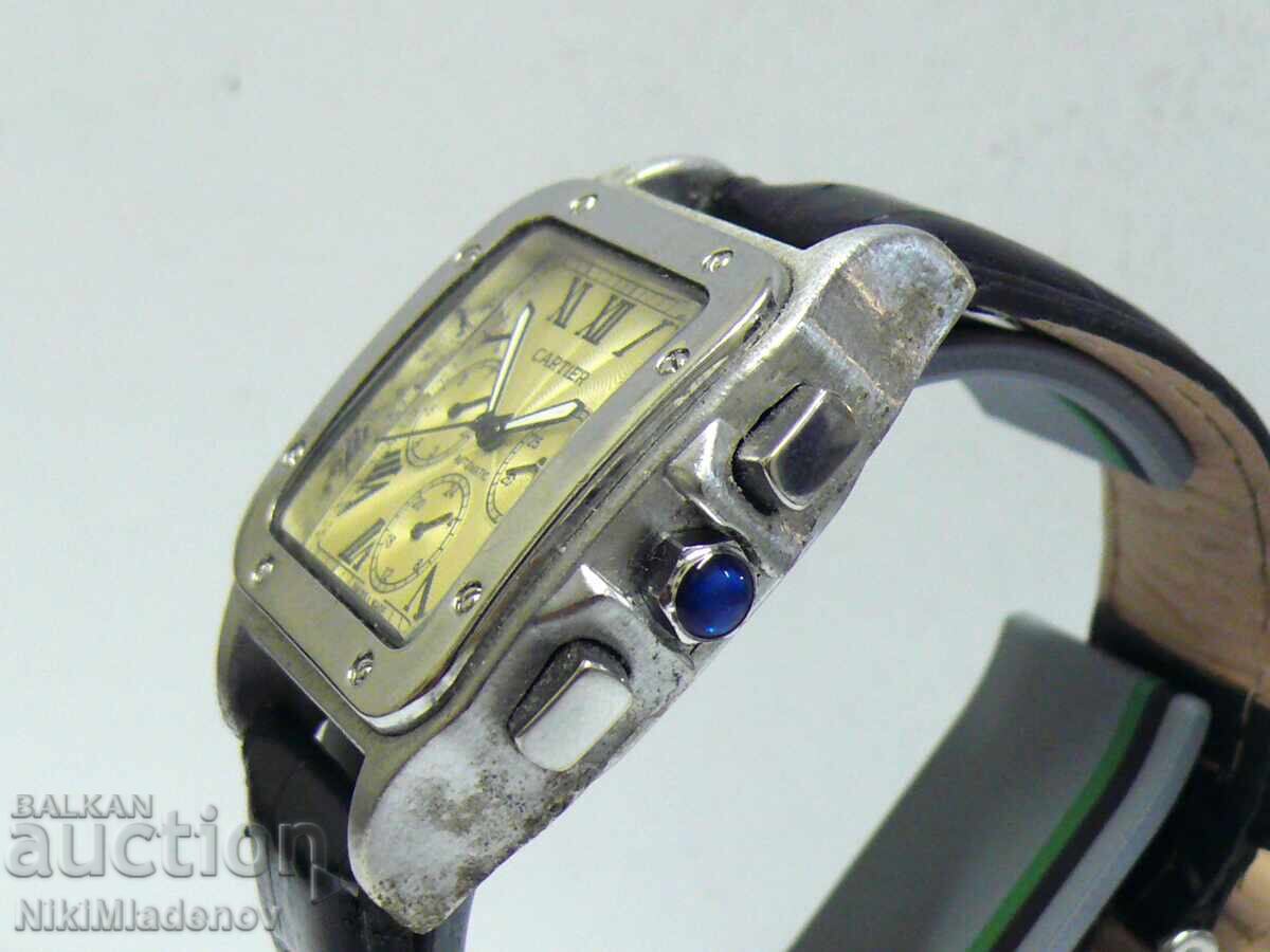 From 1st. CARTIER Men's Wristwatch, Replica working BZC! with price 26.00 BGN | € 13.29 From 1st. CARTIER Men's Wristwatch, Replica working BZC! with price 26.00 BGN | € 13.29