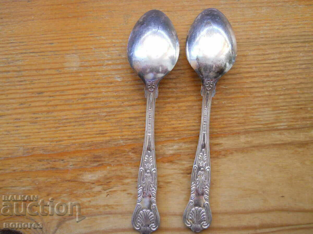 Coffee spoons with "Kings pattern" design with price 6.00 BGN | € 3.07